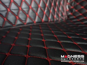 Jeep Compass Floor Liner Set - Black w/ Red Stitching Jeep Compass Floor Liner Set - Black w/ Red Stitching